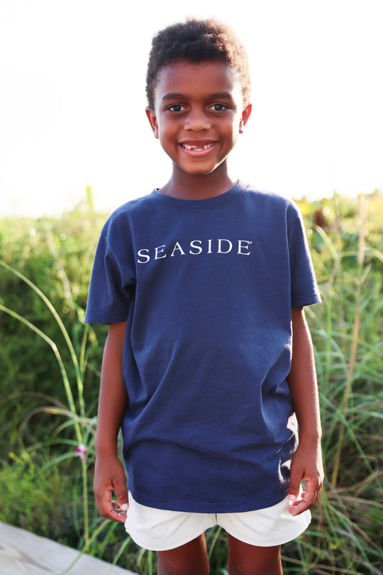 Navy blue Youth Shortsleeve Seaside Tee