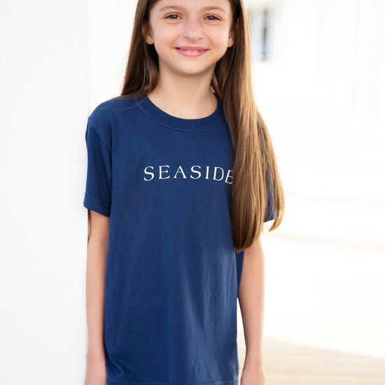 Navy blue Youth Shortsleeve Seaside Tee