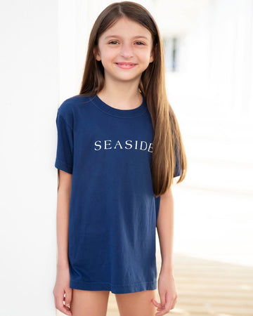 Navy blue Youth Shortsleeve Seaside Tee