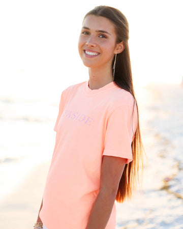 Orange Sherbet Shortsleeve Unisex Seaside Tee Florida 30A Shirt