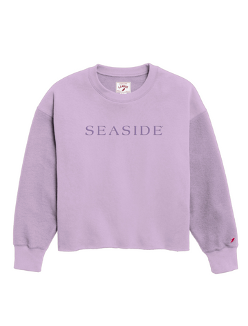 Orchid Seaside Reverse Fleece Midi Sweatshirt