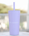 Orchid Seaside Straw Tumbler 30A Florida