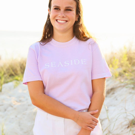 Orchid Purple Shortsleeve Unisex Seaside Tee The Seaside Stuyle 