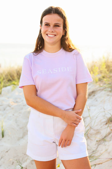 Orchid Purple Shortsleeve Unisex Seaside Tee The Seaside Stuyle 