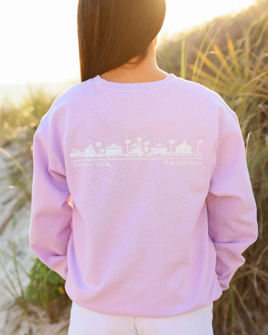 Orchid Unisex Seaside Sweatshirt - Main Image
