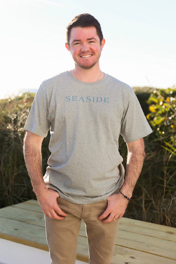 The Seaside Style Oxford Heather Gray Shortsleeve Unisex Seaside Tee
