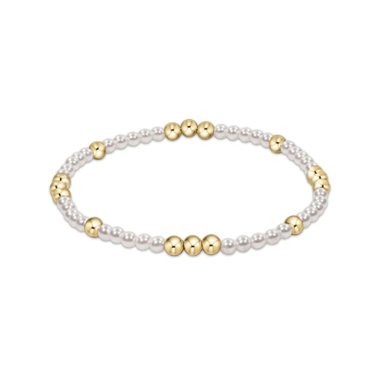 PEARL WORTHY PATTERN 3MM BRACElet enewton