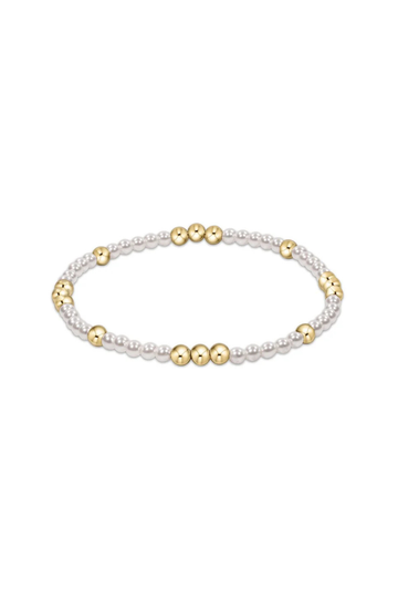 PEARL WORTHY PATTERN 3MM BRACElet enewton