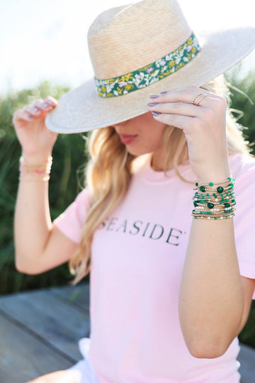 Paradise Floral Palm Hat