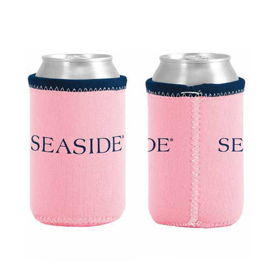 Pastel Pink Seaside Can Insulator