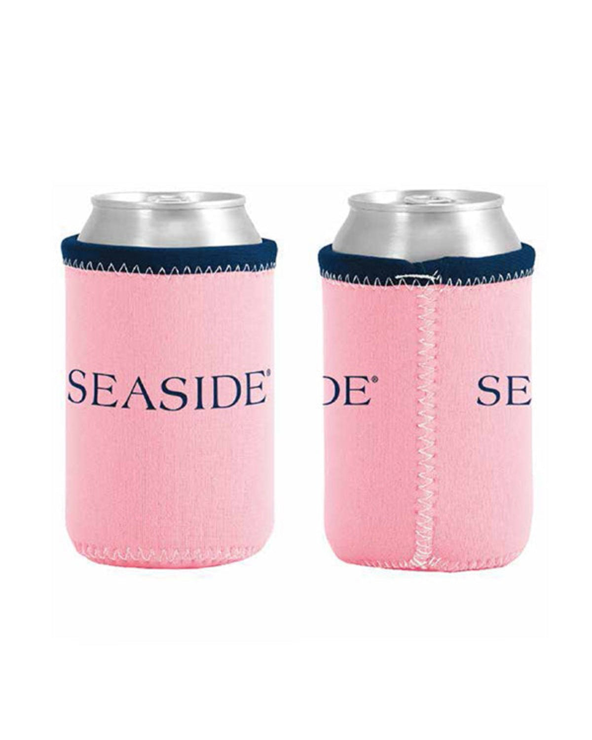 Pastel Pink Seaside Can Insulator