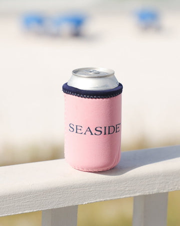 Pastel Pink Seaside Can Insulator
