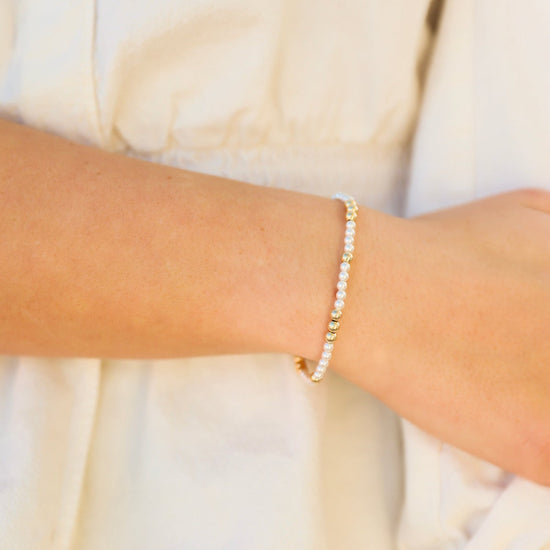 Pearl Worthy Pattern Bracelet Enewton x the seaside style