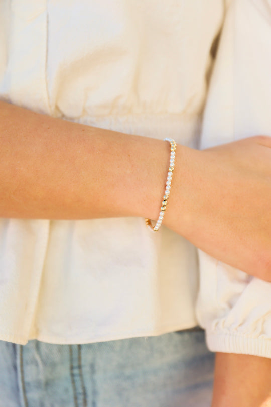 Pearl Worthy Pattern Bracelet Enewton x the seaside style