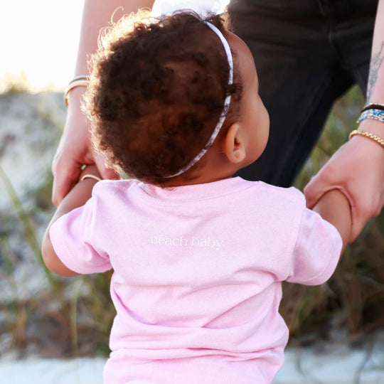 Pink Baby + Toddler Seaside Tee