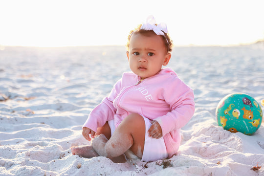 Pink Baby + Toddler Seaside Zip Hoodie