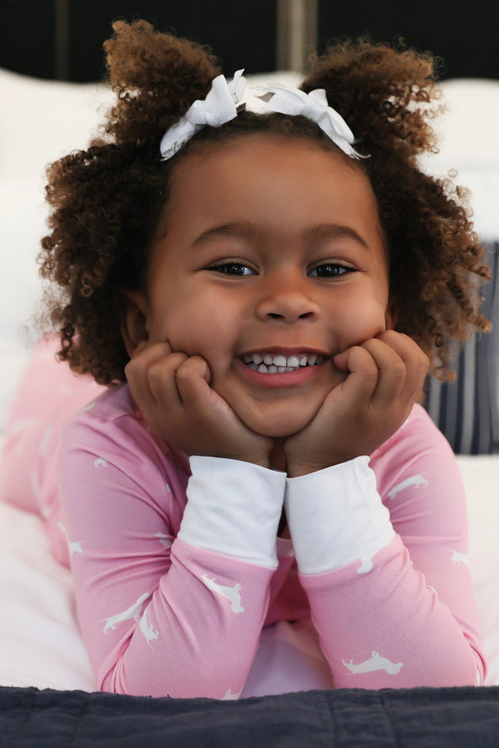 Pink Bud the Dachshund dog 2 Piece Pajama Set uptown baby 