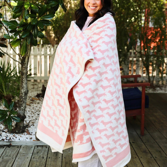 Pink Bud the Dachshund ChappyWrap Seaside Florida The Seaside Style