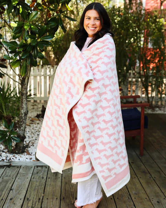 Pink Bud the Dachshund ChappyWrap Seaside Florida The Seaside Style