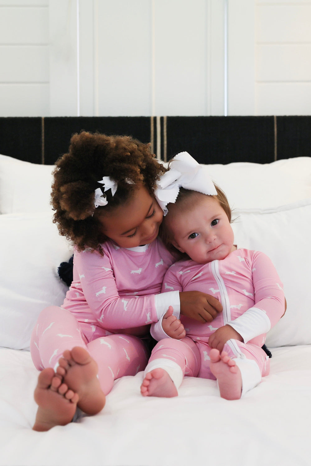 Pink Bud the Dachshund Dog Pajamas Uptown Baby 