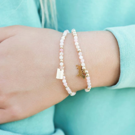 Pink Opal Sincerity Seaside Tag Bracelet