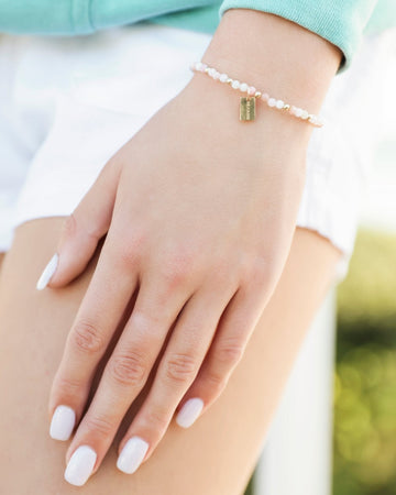 Pink Opal Sincerity Seaside Tag Bracelet