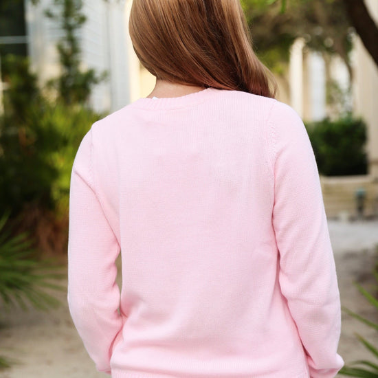 Pink Seaside Ellsworth and Ivey Knit Sweater Seaside Florida The Seaside Style 30A
