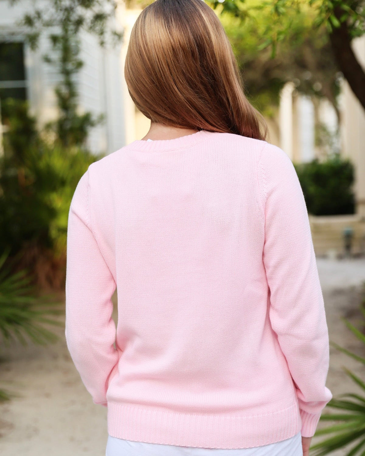 Pink Seaside Ellsworth and Ivey Knit Sweater Seaside Florida The Seaside Style 30A