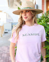 Pink Shortsleeve Unisex Seaside Tee