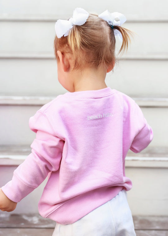 Pink Toddler Seaside Sweatshirt