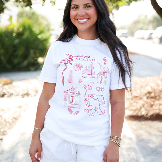 REBECCA ILLUSTRATED SEASIDE TEE Seaside Florida 30A The Seaside Style