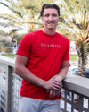 Red Shortsleeve Unisex Seaside Florida Tee The Seaside Style 30A