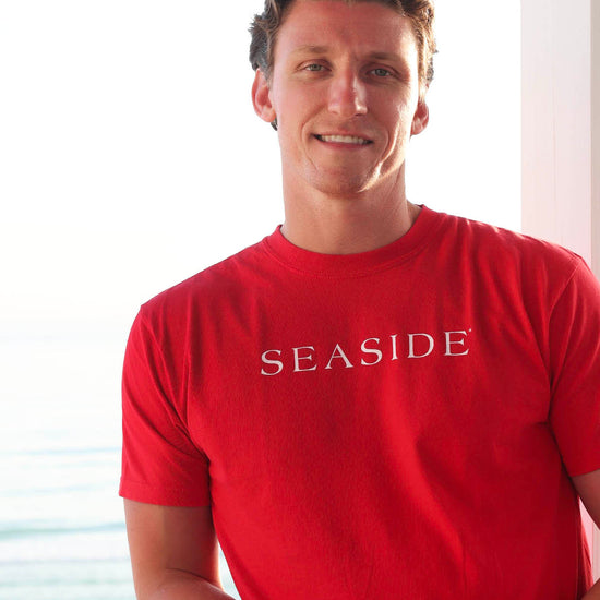 Red Shortsleeve Unisex Seaside Florida Tee The Seaside Style 30A