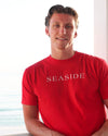 Red Shortsleeve Unisex Seaside Florida Tee The Seaside Style 30A