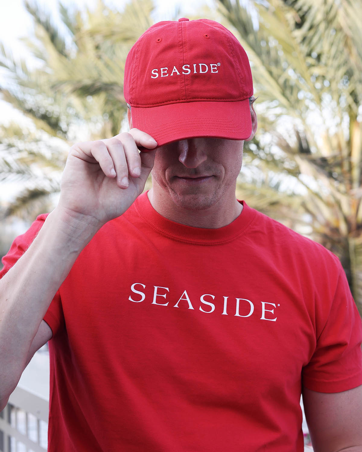 Red Unisex Seaside Hat The Seaside Syle 30a