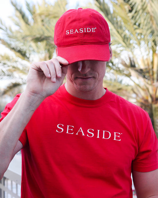 Red Unisex Seaside Hat The Seaside Syle 30a