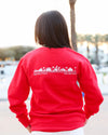 Red Unisex Seaside Sweatshirt