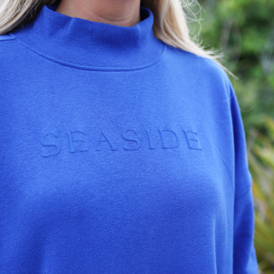 Royal Seaside Mock Neck Sweatshirt 30A The Seaside Style