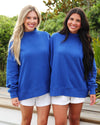 Royal Seaside Mock Neck Sweatshirt 30A The Seaside Style