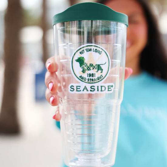 Bud the Dachshund Seaside Golf Tumbler the seaside style 30a