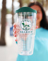Bud the Dachshund Seaside Golf Tumbler the seaside style 30a