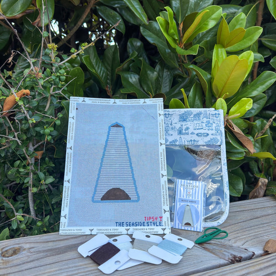 Seaside Coleman Pavilion Needlepoint Kit The Seaside Style 30a 