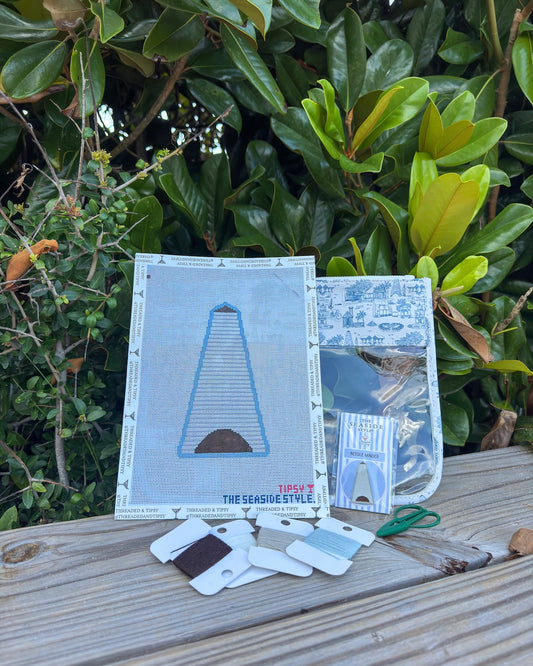 Seaside Coleman Pavilion Needlepoint Kit The Seaside Style 30a 
