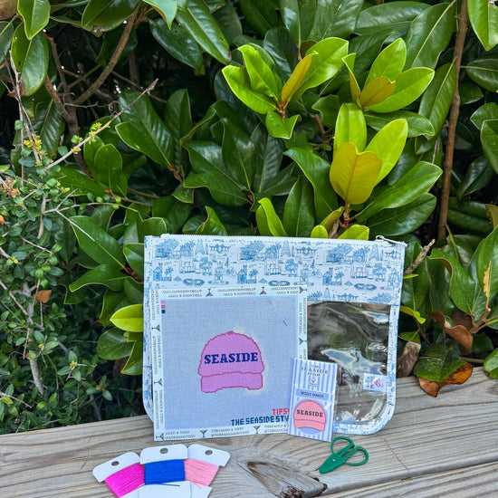Seaside Hat Needlepoint Kit The Seaside Style 30a