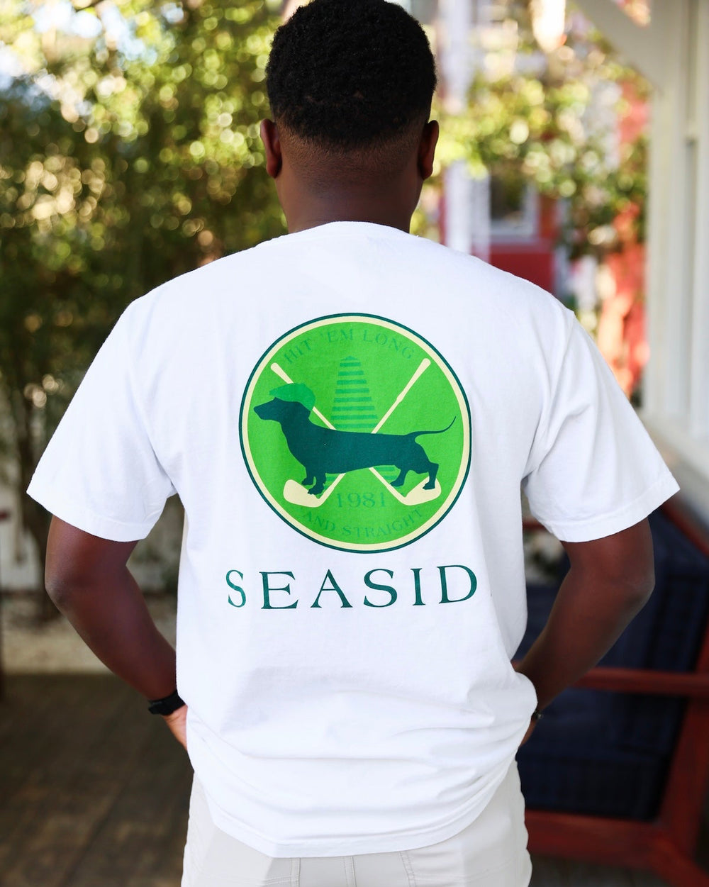Seaside Florida Bud The Dachshund Golf Tshirt The Seaside Style