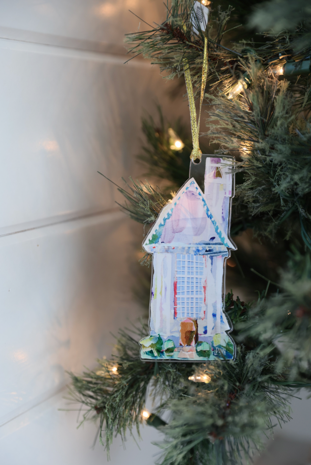 Seaside Florida Chapel Acrylic Ornament The Seaside Style
