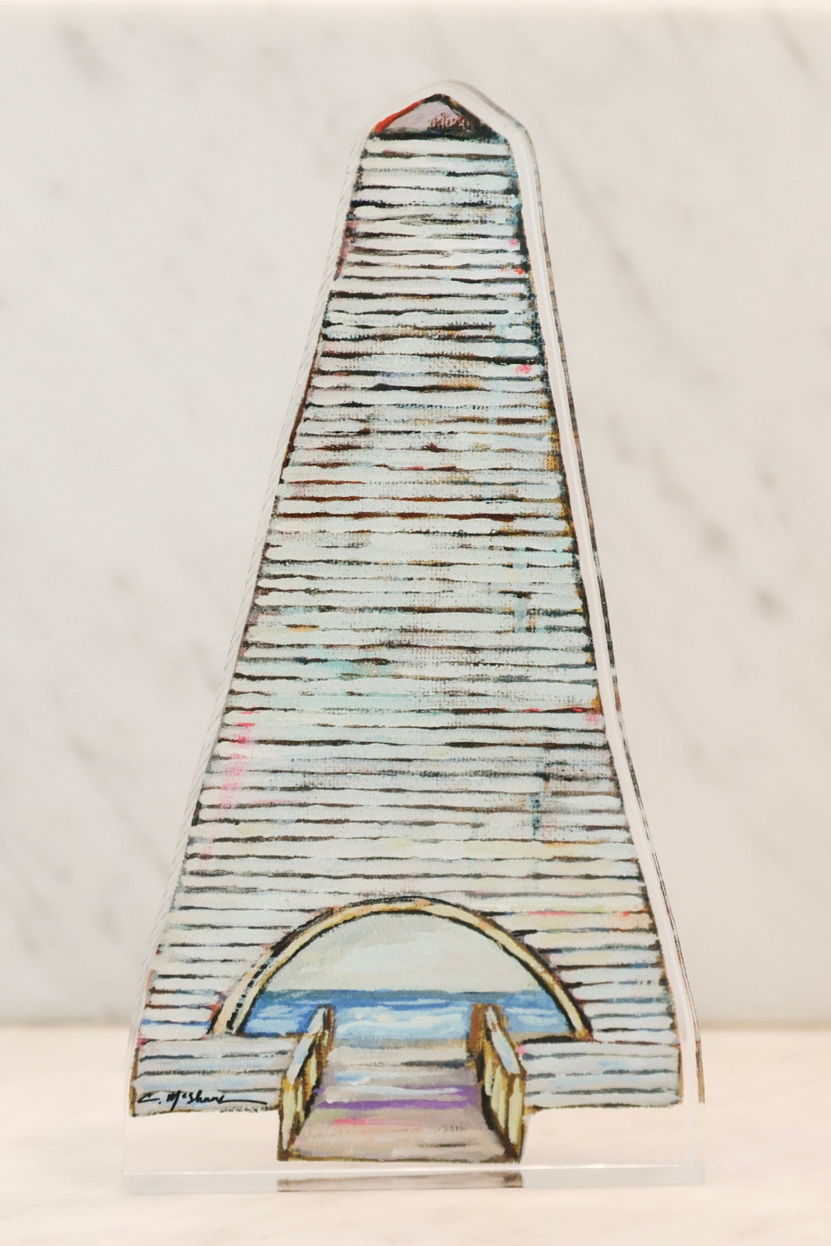 Seaside Coleman Pavilion Acrylic Shelfie