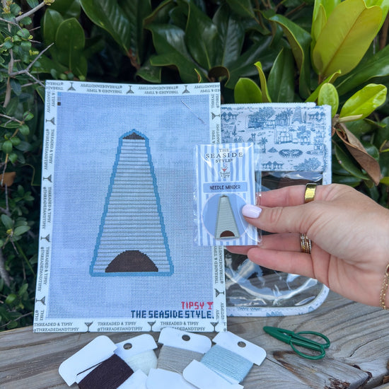 Seaside Coleman Pavilion Needlepoint Kit 30a The Seaside Style