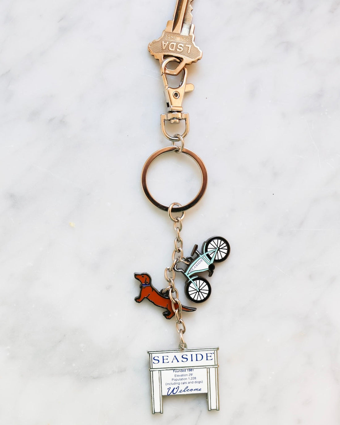Seaside Icon Dangle Keychain – The Seaside Style