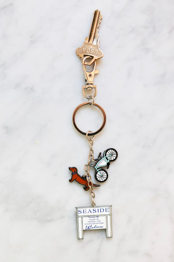 Seaside Florida Icon Dangle Keychain The Seaside Style
